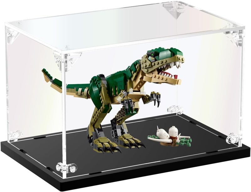 dofopo Clear Acrylic Display Case, Self-Assemble Showcase for Collectibles, Action Figures, Dolls- Alternative Glass Box for Commemorative Gifts（10*6*6inch,26*16*16cm） - Image 1